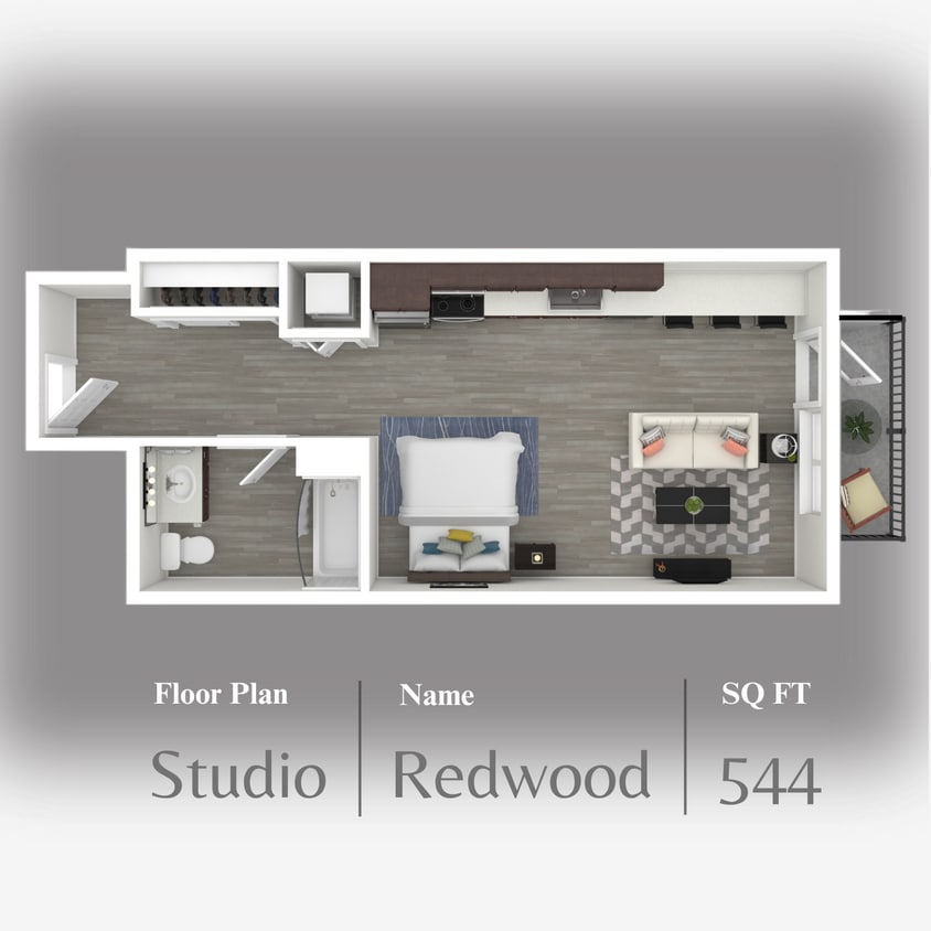 Floor Plan - Studio 
