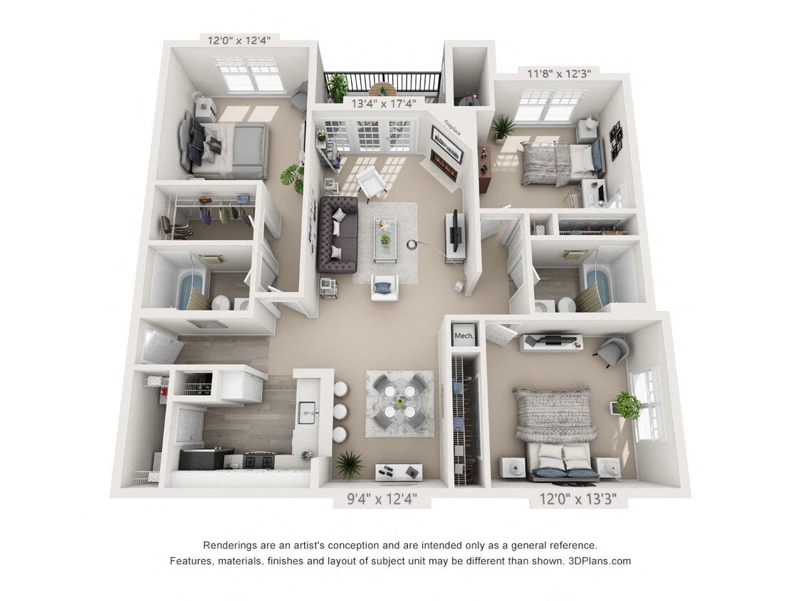 Floor Plan - Madison - Renovated