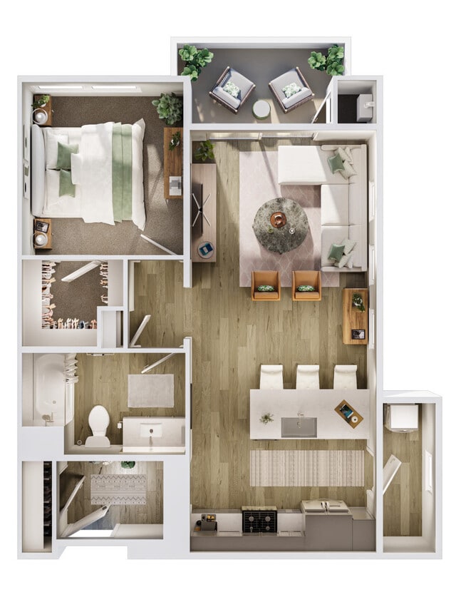 Floor Plan - 1B