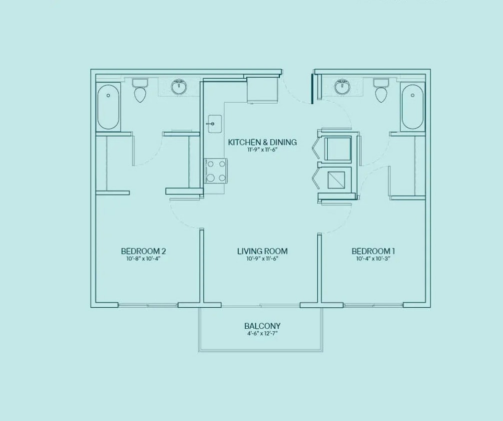 2b2b.jpg - 2 Bedroom, 2 Bathroom