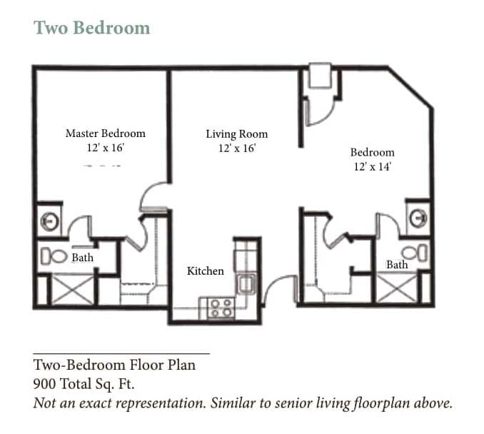 Floor Plan - 2B/2BA