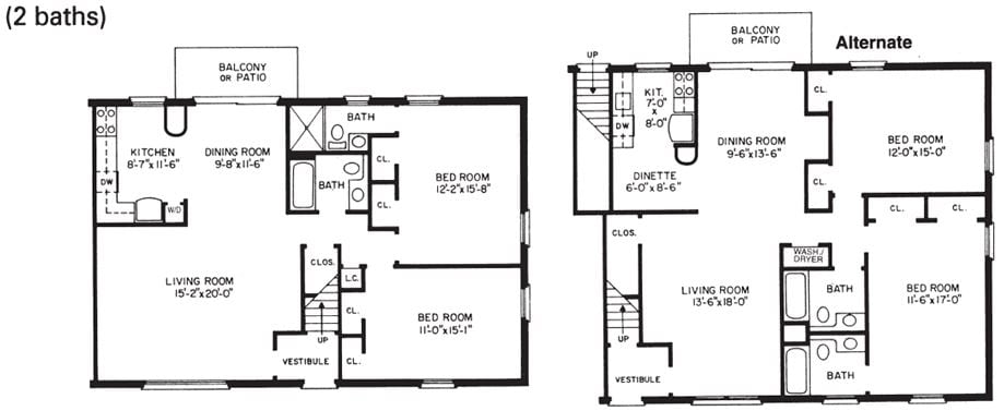 2 Bedroom - 2 Bedroom