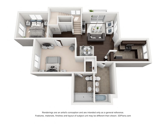 Floor Plan - C6- Townhomes