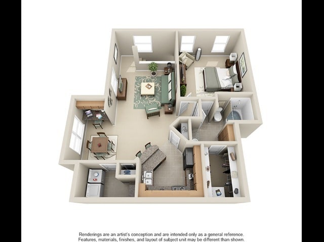 Cypress 943 sqft - A2