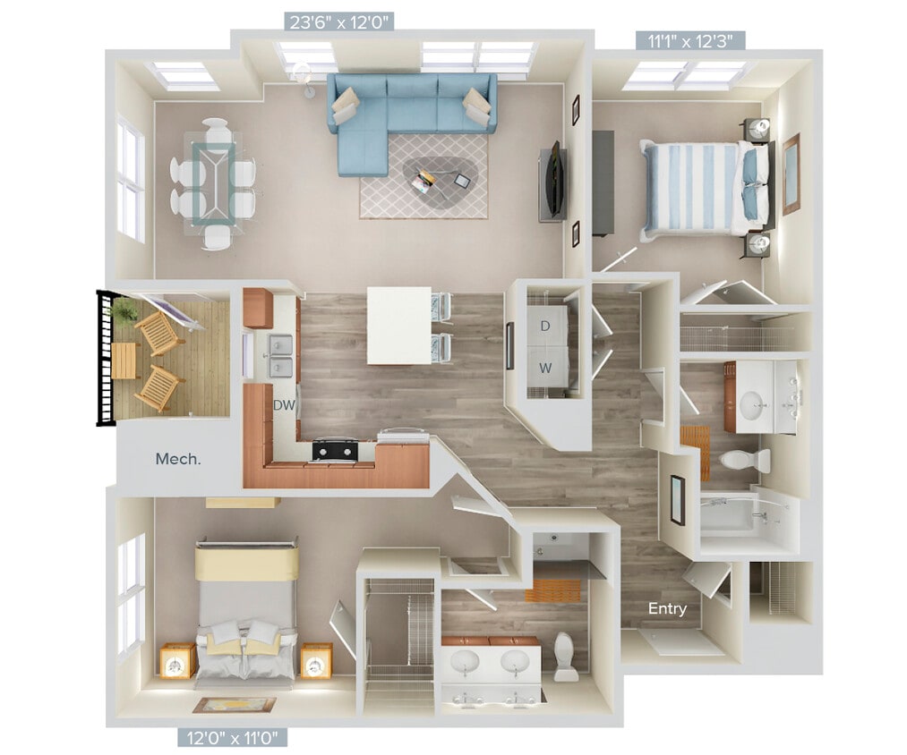Floor Plan - B2-1161