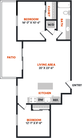 Floor Plan - 2CR
