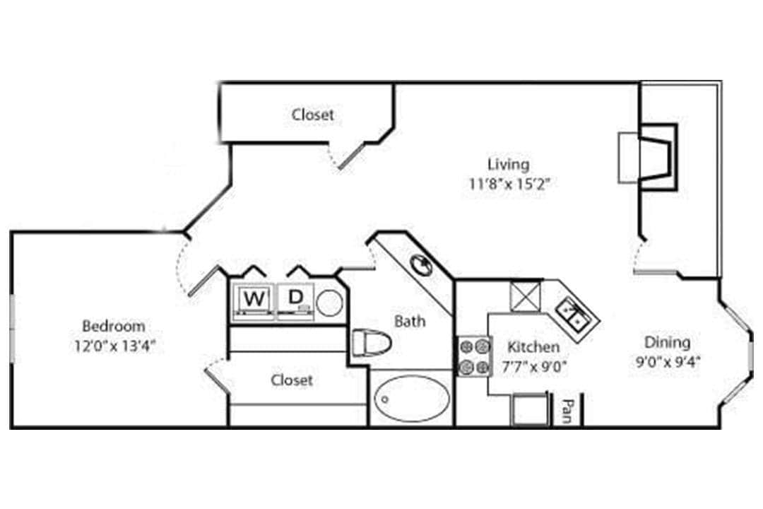 Floor Plan - Poplar Renovated A3r