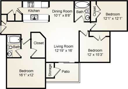 Floor Plan - C - Yorktown