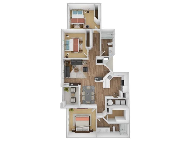 Floor Plan - 3 Bedroom R