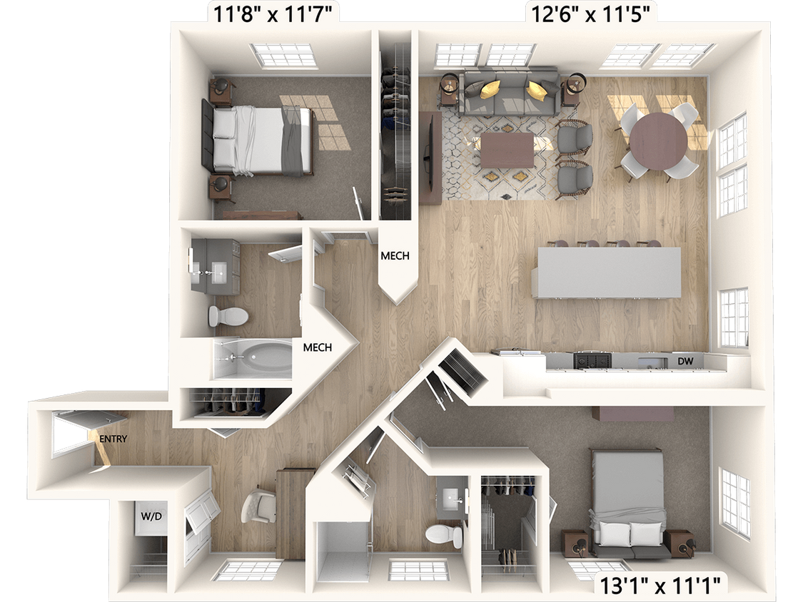 Floor Plan - B16-No balcony