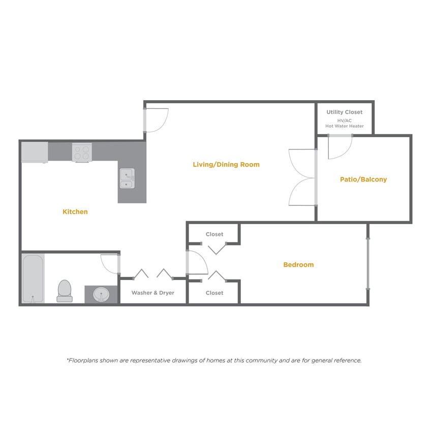 Floor Plan - The Ponce