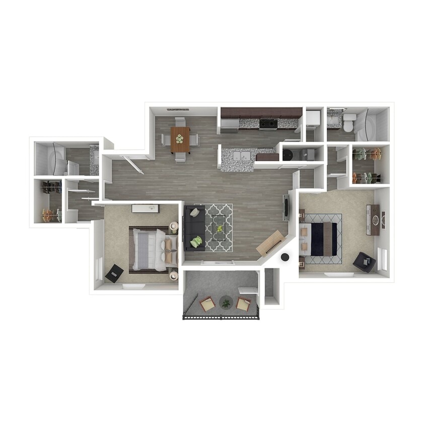 Broadleaf at Holcomb - B2 Floor Plan - B2