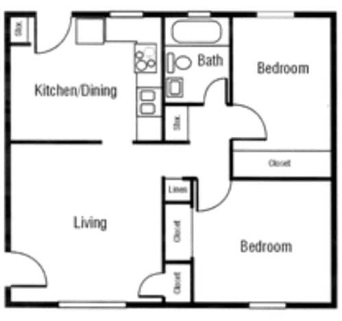 2 Bedroom - 2 Bedroom