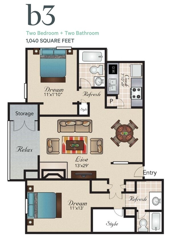 Floor Plan - B3