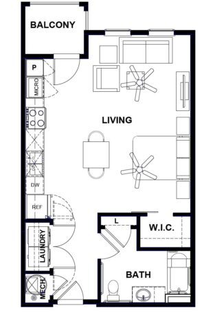Floor Plan - S2 557sf