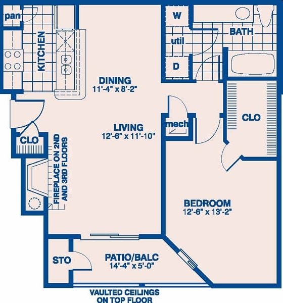 1BR/1BA - Drake