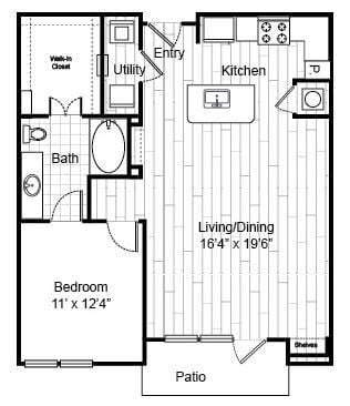 A6 floor plan Virage - A6
