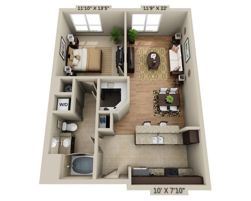 Floor Plan - Plan A (A1A)