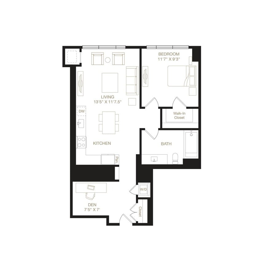 Floor Plan - Redwood+Den