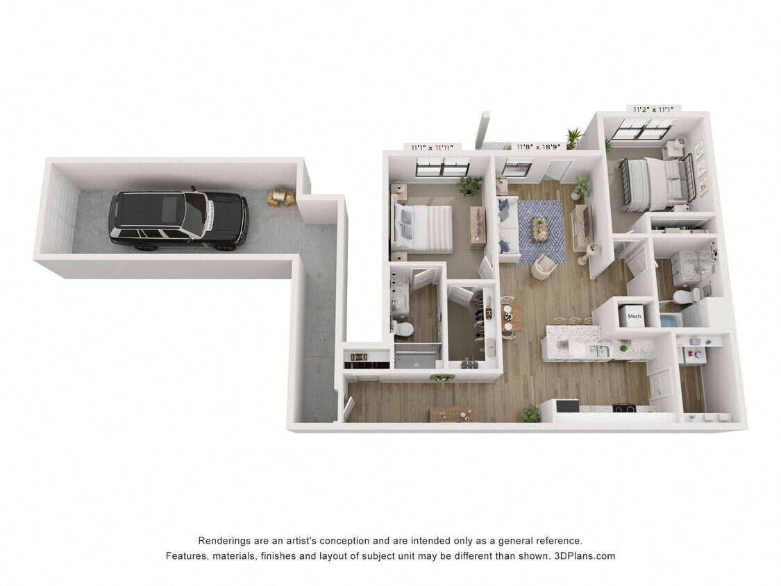 Floor Plan - Wagner - Attached Garage 