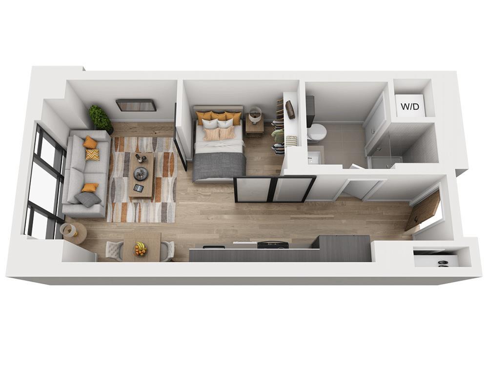 Floor Plan - Studio E1J