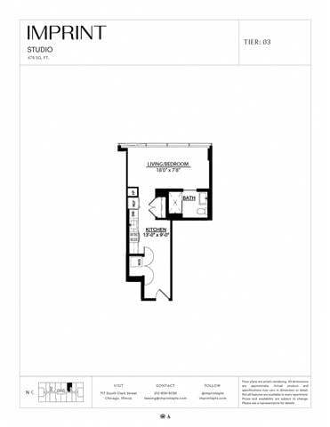 Floor Plan - Studio A