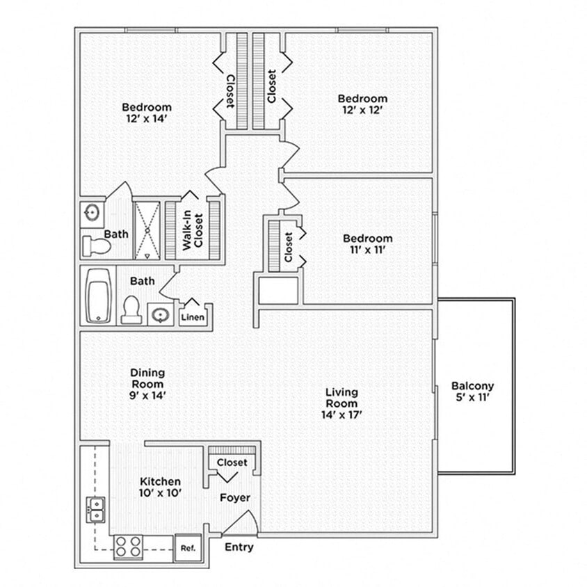 Floor Plan - The Oak