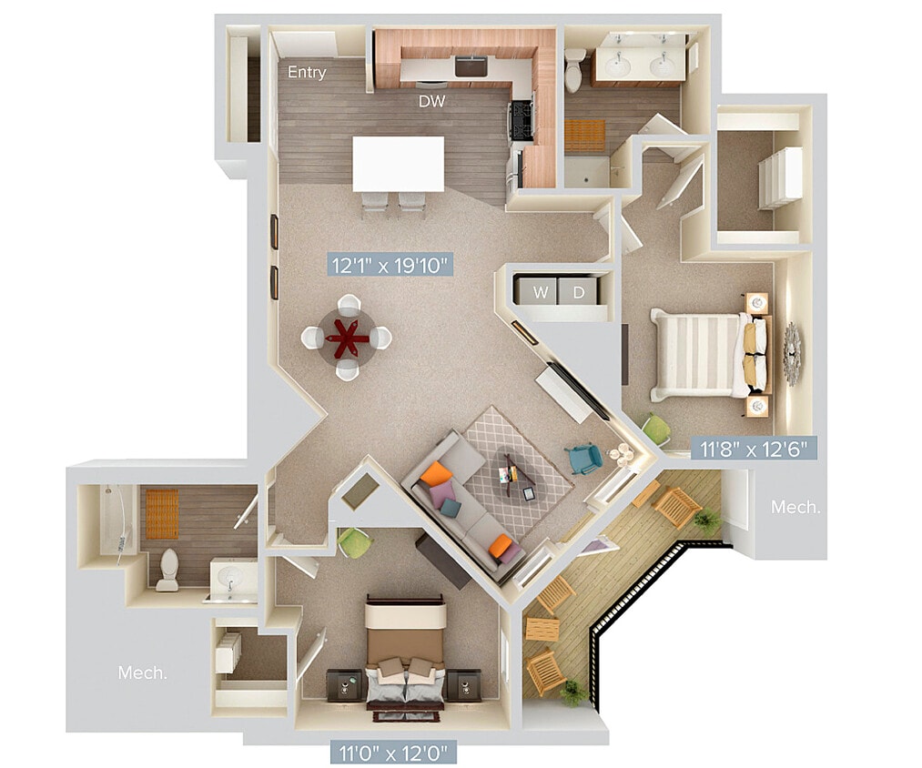 Floor Plan - B13-c1-1245