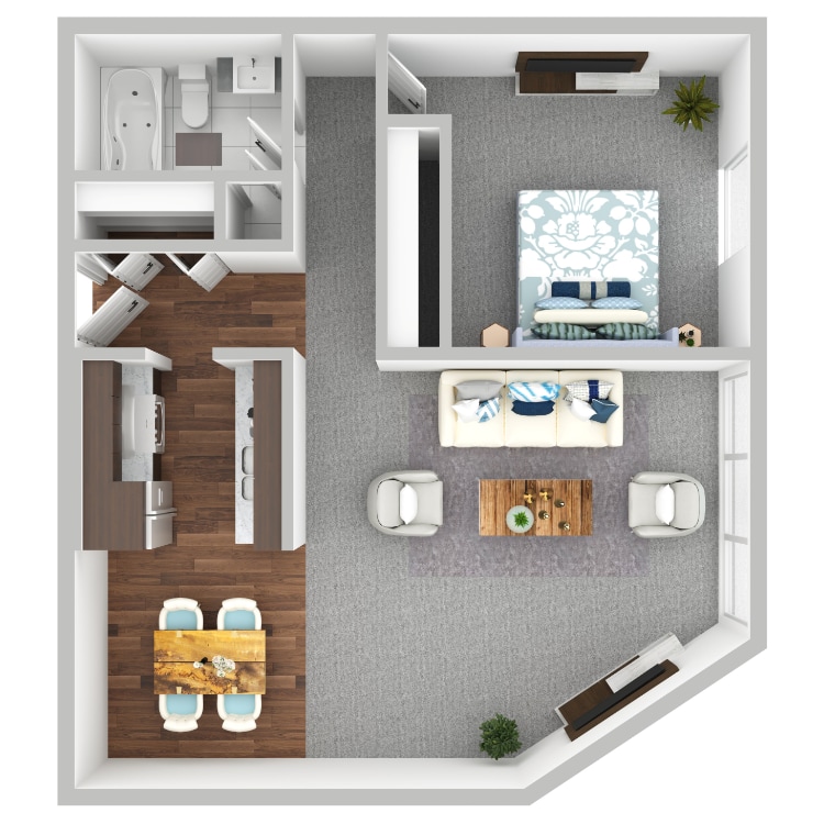 675_1BR_249287.png - One Bedroom 675