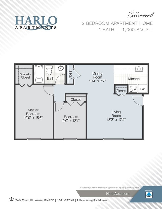 Floor Plan - Cottonwood