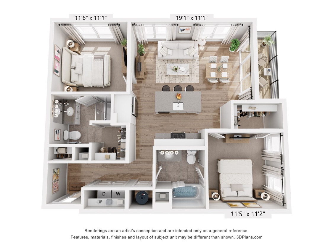 Floor Plan - The Kelton