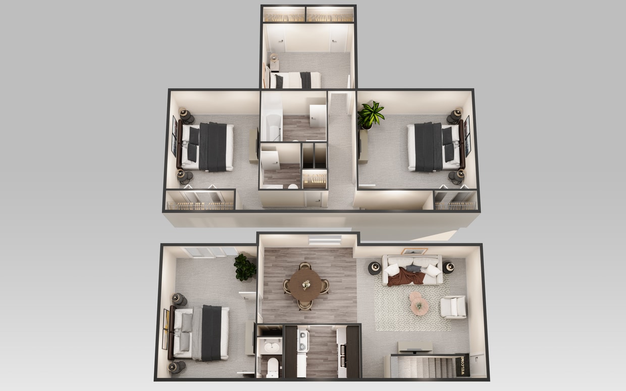 H-E - 4 Bedroom 2.5 Bath