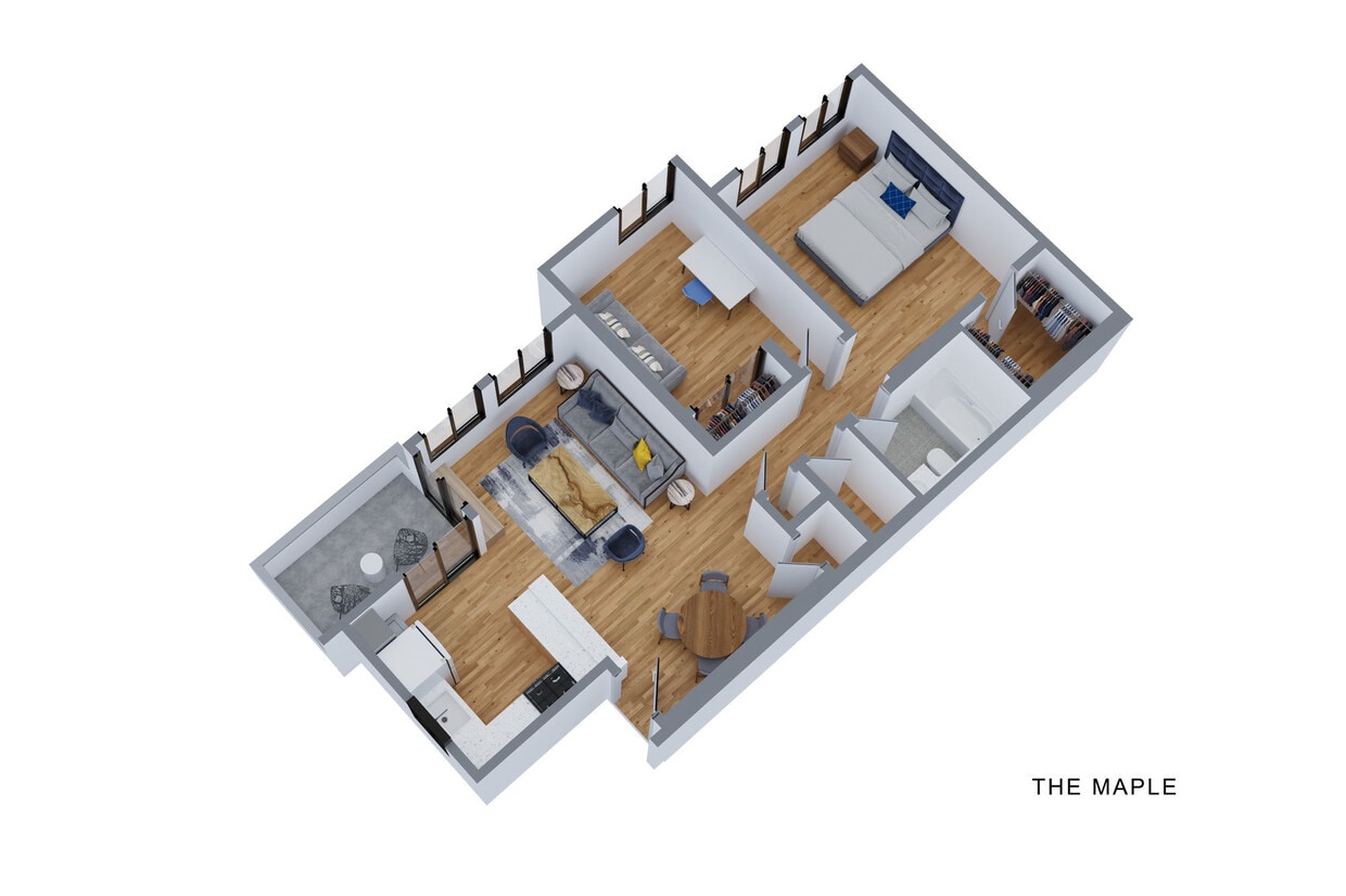 Floor Plan - Maple W/Den