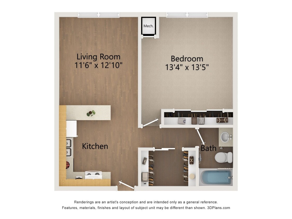Floor Plan - A1 - Apt