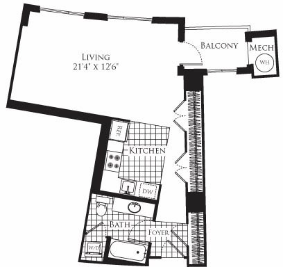Floor Plan - Studio- 591