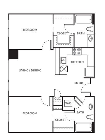 Floor Plan - 2J