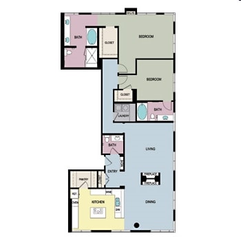 2BR/2BA - P-B2.5B