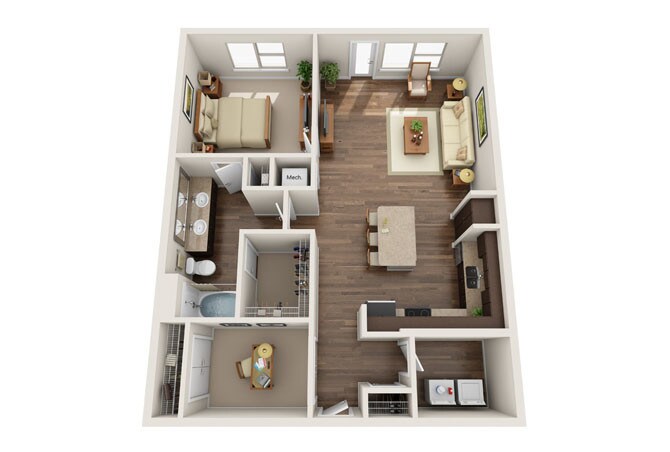 Floor Plan - Dallas - with Den