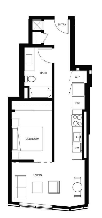 Floor Plan - Urban 1x1