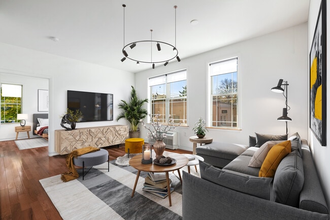 2Bdr Living Room - The Hub Brookdale