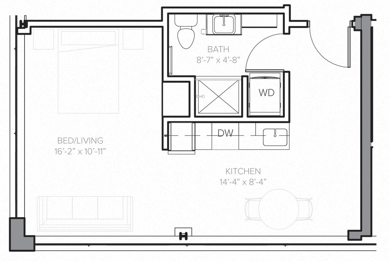 Floor Plan - Crossing Unit F