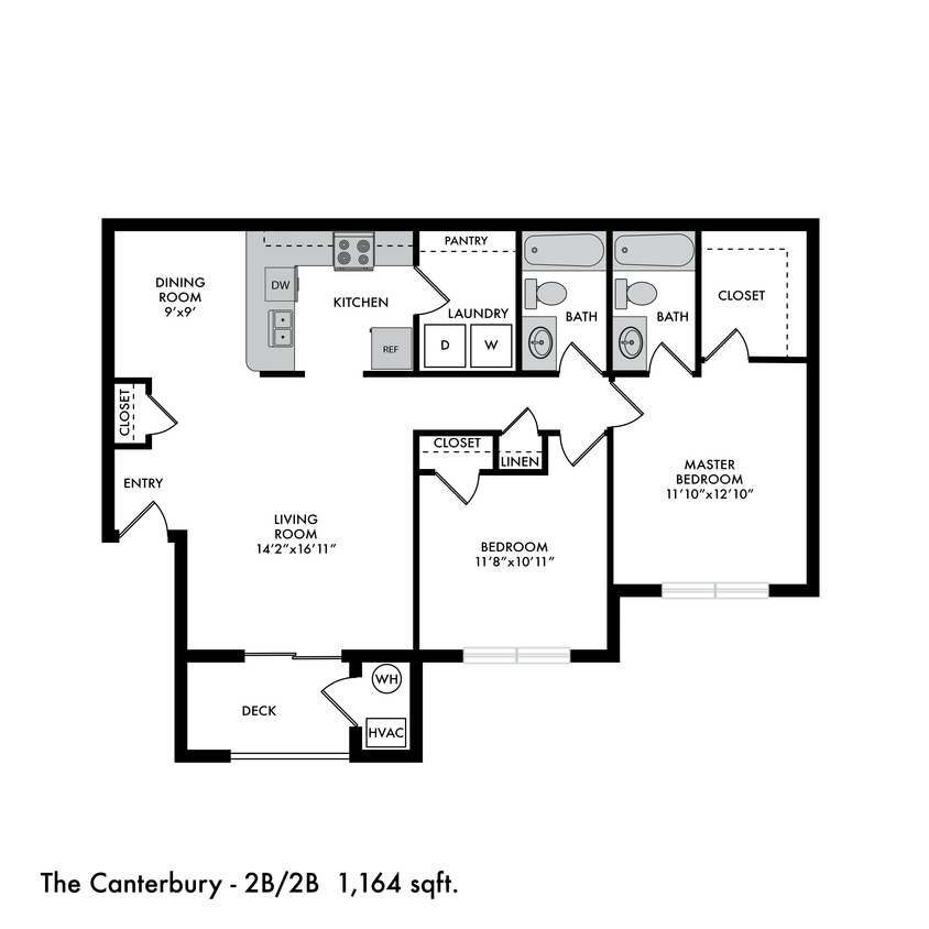 Floor Plan - The Canterbury