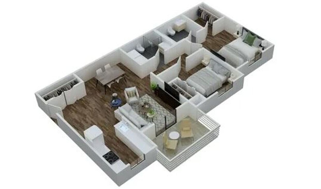 Floor Plan - 2x2