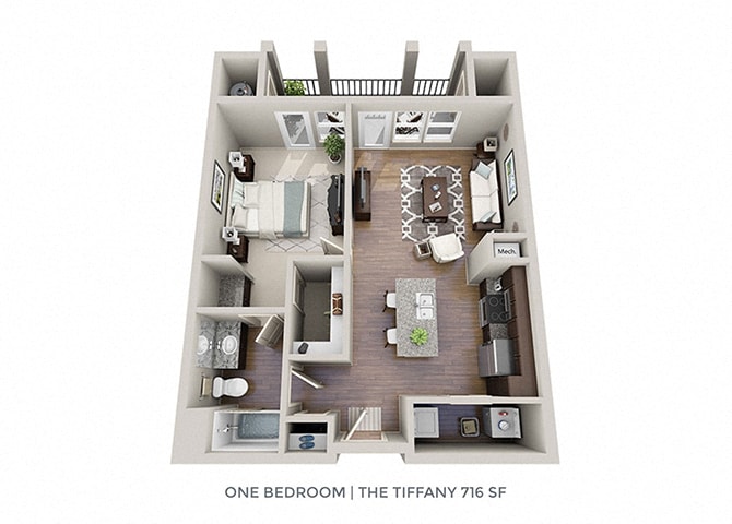 Floor Plan - The Tiffany