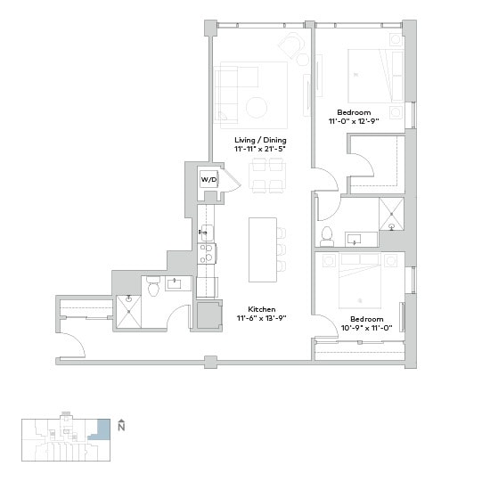 Floor Plan - 211warm2bb