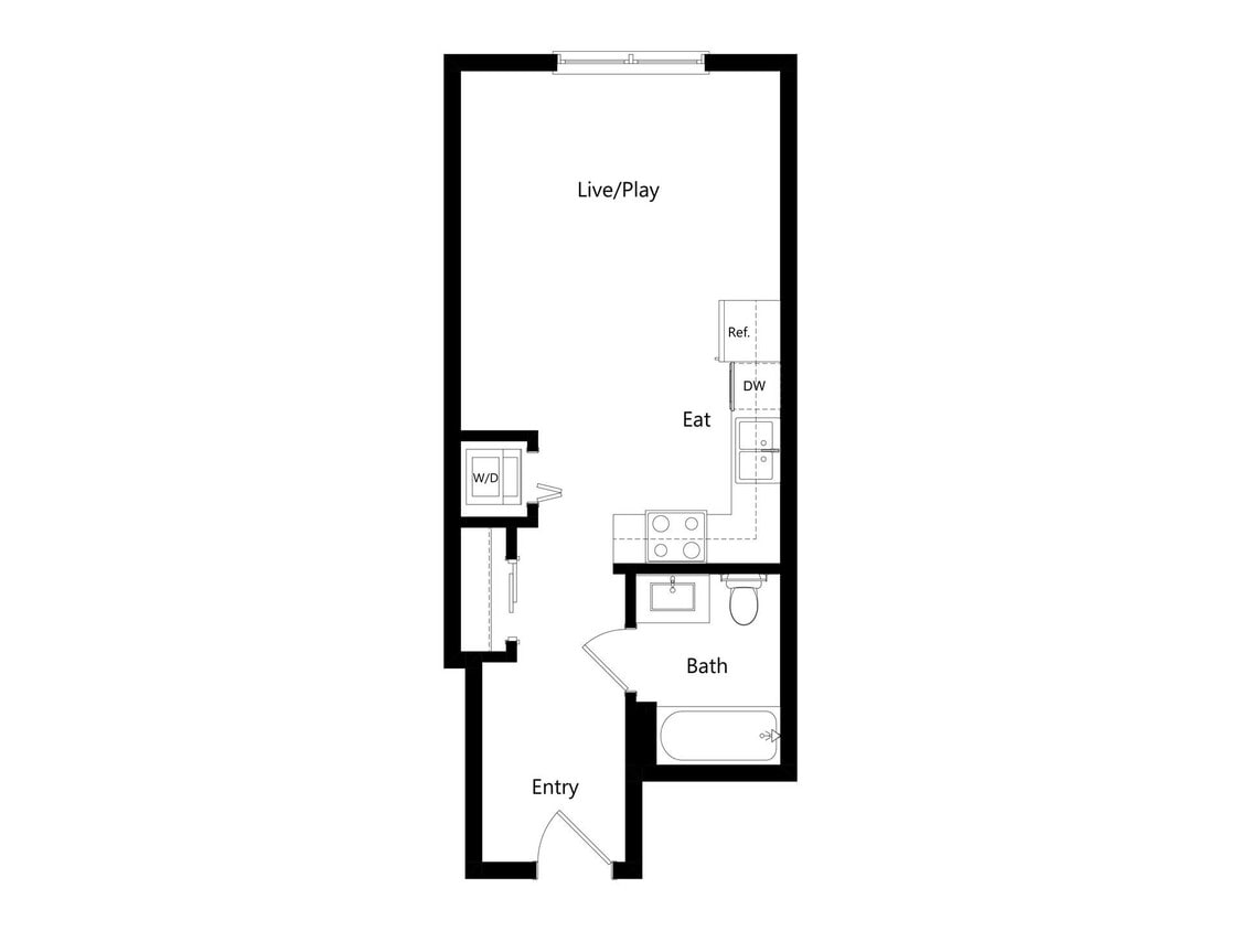 Floor Plan - Ashby Studio B