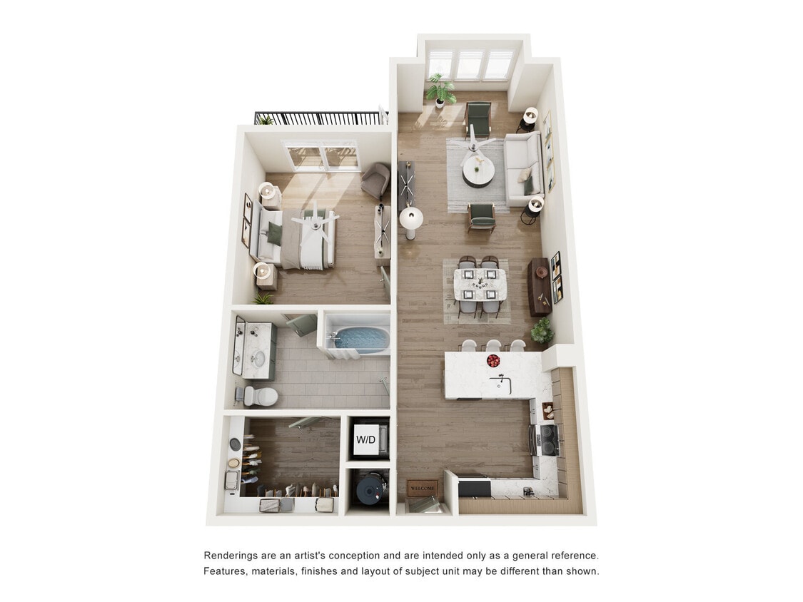 Floor Plan - Oakwood Renovated