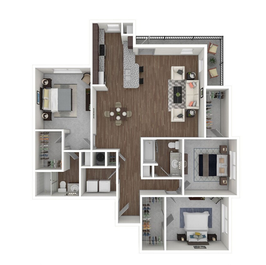 C3 floor plan Harlow Spring Cypress - C3
