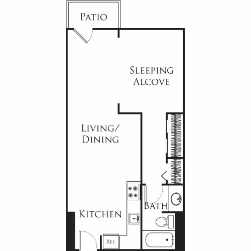 Floor Plan - Studio SW - B