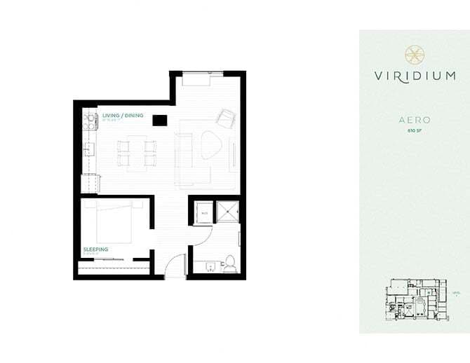 Floor Plan - Aero  ALCOVE  